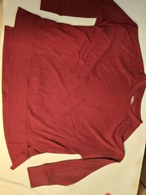 Time and Tru Red Crewneck Sweater